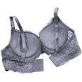 thumbnail image 5 of YUTK Bras for Women Full Coverage - Women Lingerie Set Sexy Lace Sling Bra Summer Thin Lingerie Underwear Dark Gray Xl, 5 of 5