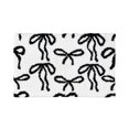 thumbnail image 1 of Bow Shaped Soft Absorbent Bathroom Mat for Kids and Girls—Decorative Polyester Rug for Rooms and Entrances, 1 of 4