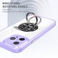 thumbnail image 2 of TECH CIRCLE iPhone 12 Pro Max Case, Finger Ring Holder Rotating Kickstand Magnetic Car Stand Soft Bumper Cover Shockproof Phone Case for iPhone 12 Pro Max 6.7 inch for Women Girls,Purple, 2 of 6