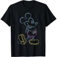thumbnail image 1 of Disney Mickey And Friends Mickey Mouse T-Shirt Graphique Art Linéaire Toutes Tailles P-5TG, 1 of 4