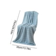 thumbnail image 3 of Vfedsrsge Quick Dry Coral Fleece Towel Super Absorbent Soft Travel Gym Towel for Women Men, 29.5x13.8 Inch Lightweight Compact Fast Drying Hair Face Towel, Blue, 3 of 6