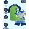thumbnail image 2 of iXtreme Boys Rash Guard Set - 2 Piece UPF50+ Quick Dry Short Sleeve Swim Shirt & Swim Trunks for Boys, 2 of 7