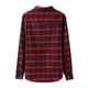 thumbnail image 4 of Camisas Hombre Manga Larga Camisa Formal de manga larga con botones y solapa a cuadros para hombre, informal, a la , a la , delgada, ligera y transpirable (Red, L), 4 of 7