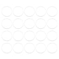 thumbnail image 1 of Unique Bargains 50 Pack 30mm Brass Hollow Circle Bezel Round Linking Rings(Bright Silver), 1 of 4