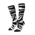 thumbnail image 3 of Cauagu Leopard And Zebra 2 Print Women's Men's Ankle Socks 1-pack Casual Athletic Socks for Unisex Adult Moisture-Wicking Socks for Daily Wear/Running/Sport, 3 of 8