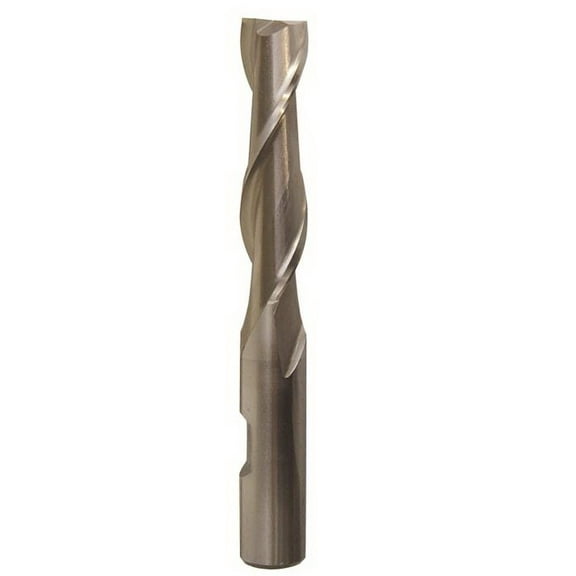 1/4" X 3/8" HSS 2 Flute Single End End Mill, Drill America, BRCT308