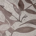 thumbnail image 4 of BNM Leaves Blackout Curtains, Set of 2, 52" x 120", Espresso, 4 of 7