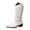 White, variant on UngA Cowgirl Boots Women Western Boots with Embroidered Square Toe Chunky Heel Mid Calf Cowboy Boots Fall Winter Shoes Black,Size 9