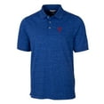 thumbnail image 2 of Men's Cutter & Buck Royal Philadelphia Phillies Advantage Space Dye Tri-Blend Polo, 2 of 3