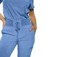 thumbnail image 4 of Monarch Uniforms Stretchy Scrubs Women's Jogger Scrub Set In Regular and Petite Jogger Scrubs with Tuck-In Top for Women, 4 of 5
