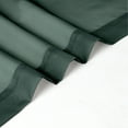 thumbnail image 5 of OVZME 42x14 Hunter Green Sheer Curtains for Small Windows 2 Pack, 14" Short Cafe Valance for Kitchen Bathroom, Soft Voile Rod Pocket Topper Curtains, Each 42Wx14L, 5 of 8