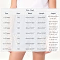 thumbnail image 4 of SROBPTY Teen Girls Summer Shorts Print Elastic Waist Breathable Denim Pants for 2-13Y, 4 of 5