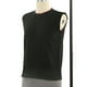 thumbnail image 4 of Camiseta sin mangas para hombre, de color puro, para entrenamiento de musculación, gimnasio, color negro, talla XL, 4 of 15