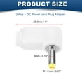 thumbnail image 2 of Uxcell 2pcs DC Male Power Adapter Connector, 4.0mm x 1.7mm DC Power Jack Plug Adapter 1" for PC, Laptop, Toy, Cellphone, Electronic Devices, 2 of 6