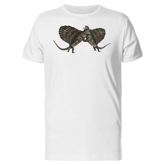 Two Dimetrodons Battling Tee Men's -Image by Shutterstock