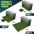thumbnail image 2 of GoSports 10 x 6 ft Golf Simulator Turf - 15 mm ELITE Golf Mat for Indoor Home Setups, 2 of 6