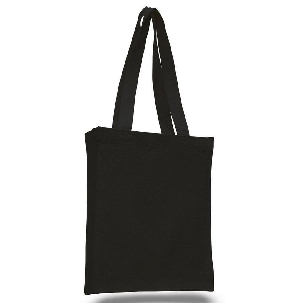 Wholesale Canvas Tote Bag Book Bag with Gusset TF220 Set of 12