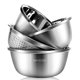 thumbnail image 3 of 4 Tazones de acero inoxidable perfecl colador de cocina para bayas hierbas y más, 3 of 8
