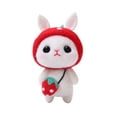 thumbnail image 4 of SEWACC Strawberry Needle Felting Rabbit Craft Supplies for Stress Relief Red 1 Set, 4 of 8