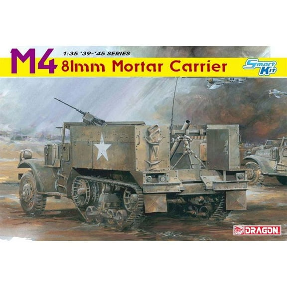 DRAGON 6361 1/35 Scale  M4 81mm Mortar Carriage Assemble model kit