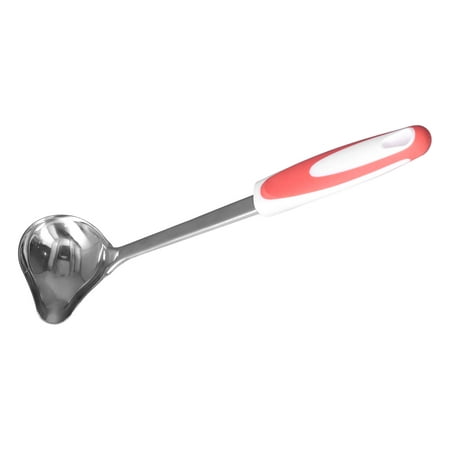 

Sauce Ladle Spoon with Spout Gravy Soup Ladle Stainless Steel Kitchen Utensil Non Slip Portable Side Mouth Canning Ladle for Kitchen Restaurant Hotel