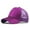 Purple, variant on TODOZO Trucker Hat Baseball Cap Snapback Fitted Hats for Men Women Snap Closure Design Breathable Mesh Side Durable Trucker Ponytail Hat Messy Buns Glitter Plain Cap Univisor Caps Beige One Size