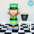 thumbnail image 2 of Anagram Lucky Leprechaun St. Patrick's Day Airloonz Mylar Party Foil Balloon, 53", Multicolor Airfill, 2 of 3