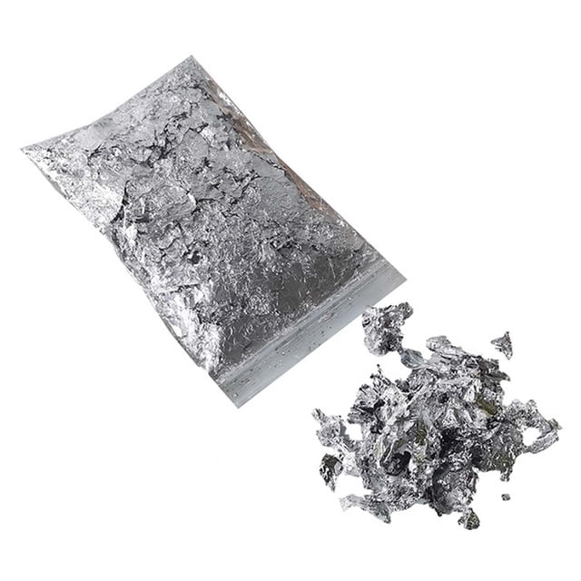 Copos de aluminio para uñas con purpurina, dorados, cobre y plateados, coloridos y portátiles, para fiestas y festivales
