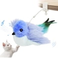 thumbnail image 1 of Oiseau Battant Réaliste Bécasseau Chantant Jouet Interactif pour Chat de Toutes Races Jouet à l'Herbe à Chat Rechargeable, 1 of 8