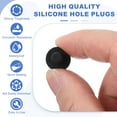 thumbnail image 3 of Uxcell 25 Pcs Tapón de Silicona en Forma de T, Diámetro 6.5 mm/0.26 Pulgadas, Tapón de Silicona Reutilizable Impermeable, Tapón de Sellado Sólido para Agujeros Redondos en Equipos de Tuberías, Negro, 3 of 7