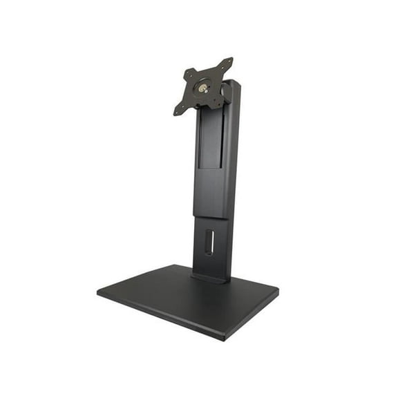 Single Flat Panel Monitor Stand with VESA Mounting Support, Black