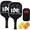 Black, variant on Pickleball Rebound Net Training Set, Lightweight Racket Set with Durable Fiber Surface and Honeycomb Core. Comes with 4 Paddles, Balls and Accessories, Perfect for Solo Practice, Family Play and Idea