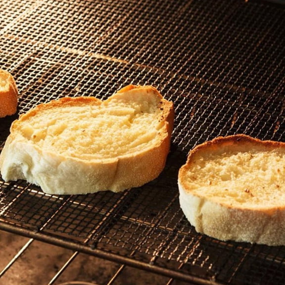 FENGGUIQU 3-Pack Black Stainless Steel Mesh Mat for Oven, Gas Grill, and Outdoor Cooking Screen