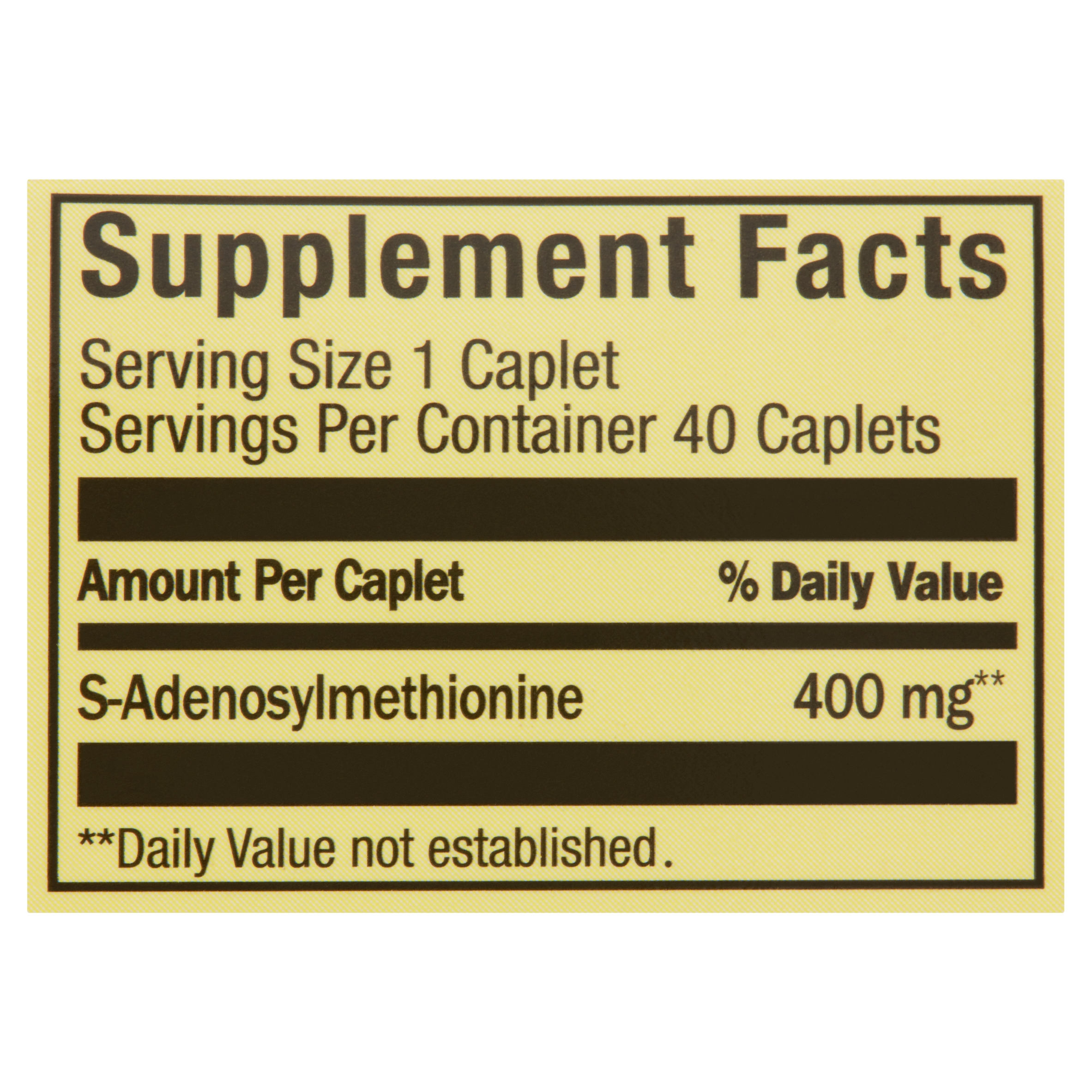 Spring Valley SAMe Enteric Coated Caplets Value Pack, 400 mg, 40 count