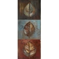 thumbnail image 2 of Pinto, Patricia 15x32 Gold Ornate Wood Framed with Double Matting Museum Art Print Titled - New Leaf Panel I - Vertical, 2 of 4