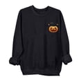 thumbnail image 2 of Wooowa Sweaters for Women Casual Crewneck Long Sleeve T-shirt Halloween Print Loose Pullover Sweater Tops, 2 of 3