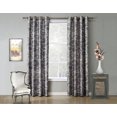 thumbnail image 2 of Juego de Cortinas Melocotton Tela Jacquard 2 Paneles Gris 1.40 m x 2.10 m 8 Aros, 2 of 5