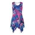 thumbnail image 6 of Yuyamidu Matching Couples Outfits Tropical Shirts for Men Hawaiian Dress for Women Dresses Elegant Casual Mens Shirts Casual Short Sleeve Button Down Asymmetrical Flowy Midi Dress, Size L, 6 of 7