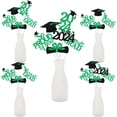 thumbnail image 2 of 2024 Graduation Party Decorations - 27 Pcs Black Green Theme Graduation Table Signs, 2024 Graduation Theme Table Sign, 2024 Graduation centerpiece Sticks,Graduation Party Centerpieces for Tables, 2 of 8