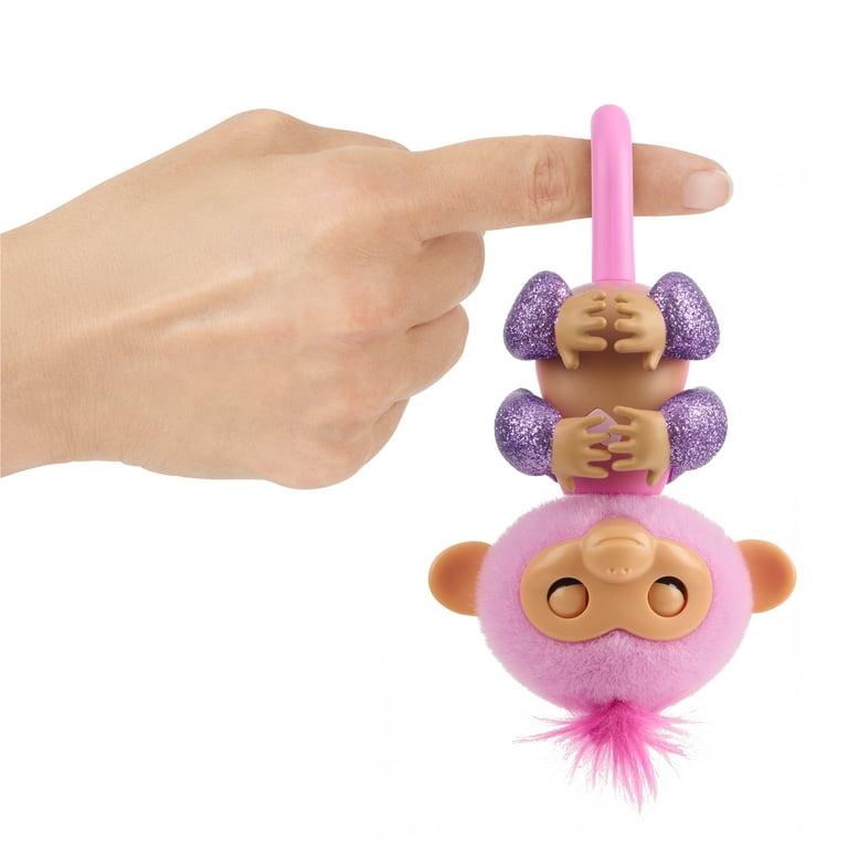 Fingerlings Interactive Baby Monkey with Glitter, Ella, 70+ Sounds - Main Image