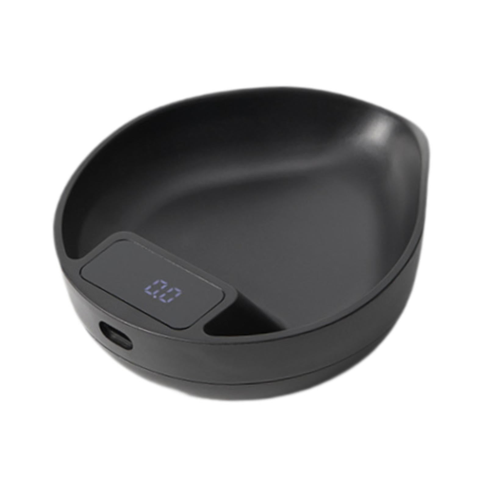 Fiocias Coffee Scale 999G / 0.1G Portable LED Display Baking Scale Mini Scale Electronic Black