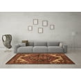 thumbnail image 3 of Ahgly Company Indoor Round Persian Brown Traditional Area Rugs, 4' Round, 3 of 4