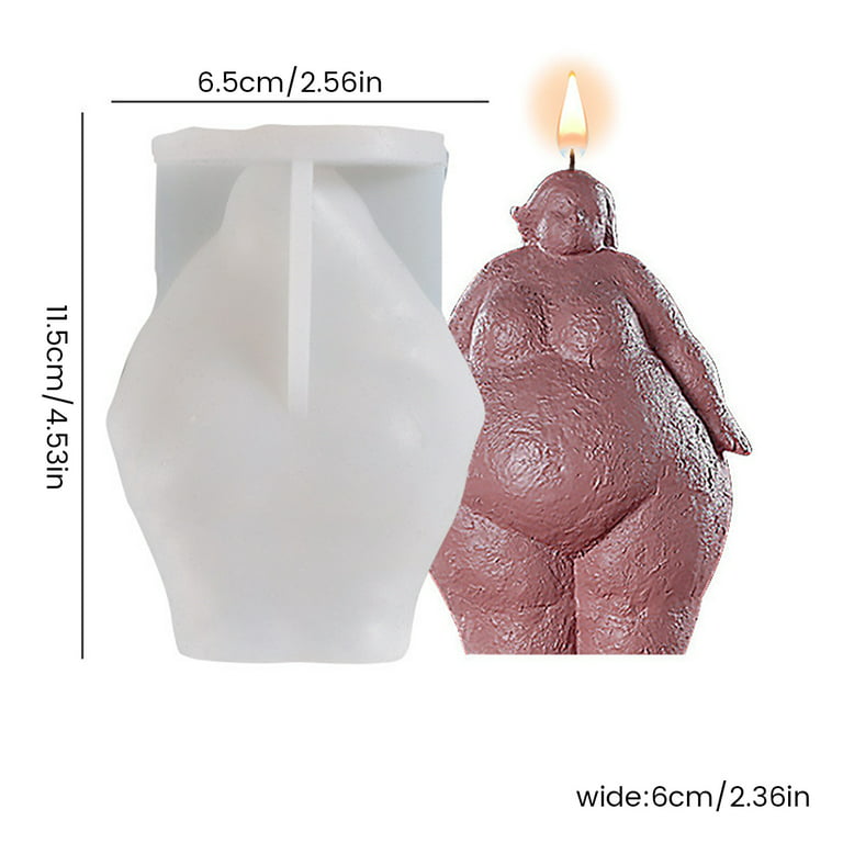 Travelwant 3D Body Art Candle Silicone Mold Women Body Candle Moulds for  Resin Casting Body Stand Ornaments Mold Epoxy Human Mold Homemade Soap  Making