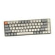 thumbnail image 3 of Teclado Gamer Hot Swap de 65 teclas, diseño 1x10.3, Plug and Play, versátil Gris blanco, 3 of 9