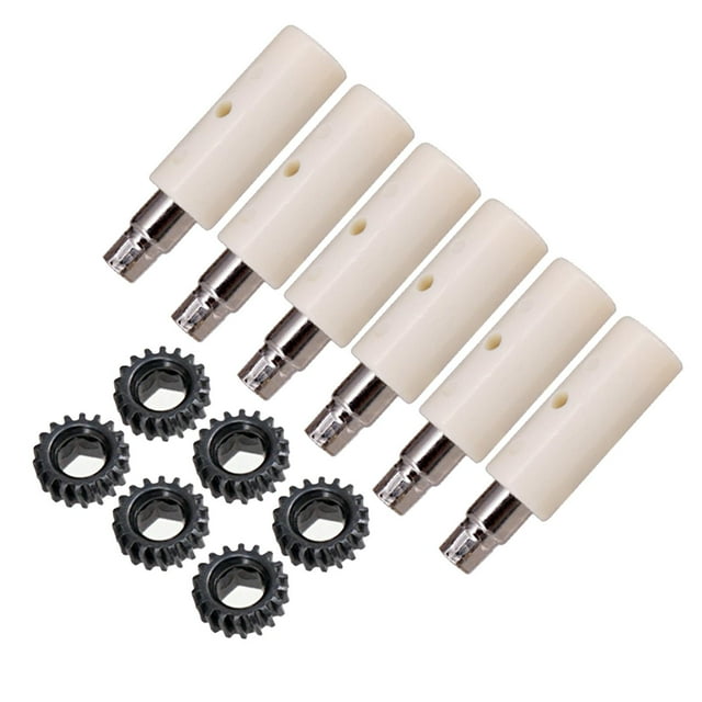 tamizeot 6Pcs Guitar Tuning Pegs Tuners Machine Parts Heads Gear Style4 and Pins Style 2