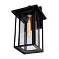 thumbnail image 3 of CWI Lighting Crawford 1 Light Black Outdoor Wall Light, 3 of 4