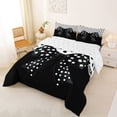 thumbnail image 2 of Erosebridal Cute Polka Dots Queen Comforter Set,Cartoon Ribbon Bowknot Bedding Comforter Set For Girls Kids,Reversible,3pcs, 2 of 7