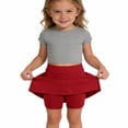 thumbnail image 2 of JAJAHO Girls Tennis Skirts With Inner Shorts High Waisted Athletic Skort For Golf Running Workout 4-12Y Stylish Skirt, 2 of 6