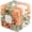 Orange, variant on 3D Rolling Ball Maze Cube, 2.83In Large Labyrinth 3D Puzzle Maze Cubes Stress Relief and Logical Thinking Training Educational Game