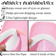 thumbnail image 3 of 50 Piezas Desechables Cap Liner Absorbe la Humedad Banda para el Sudor Visera Sombrero Adhesivo Absorbe el Sudor Tiras Cinta,Blanco, 3 of 10